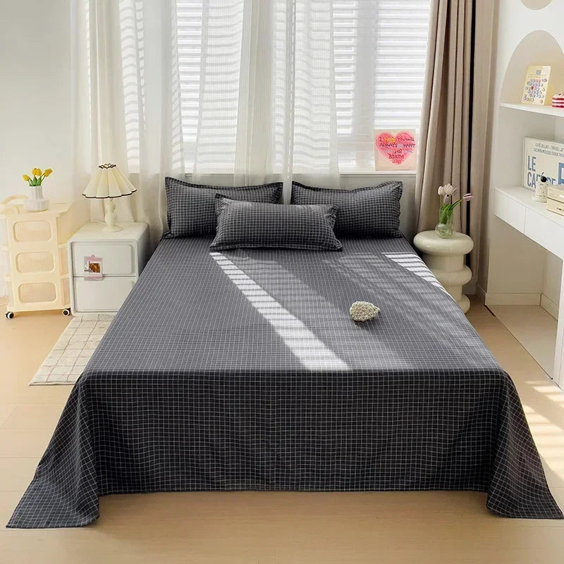 High Quality Soft Home Bed Linen Sheets Queen Size Bed Sheets Printing Top Sheets Twin/Queen/King Flat Bedsheets Bedspread