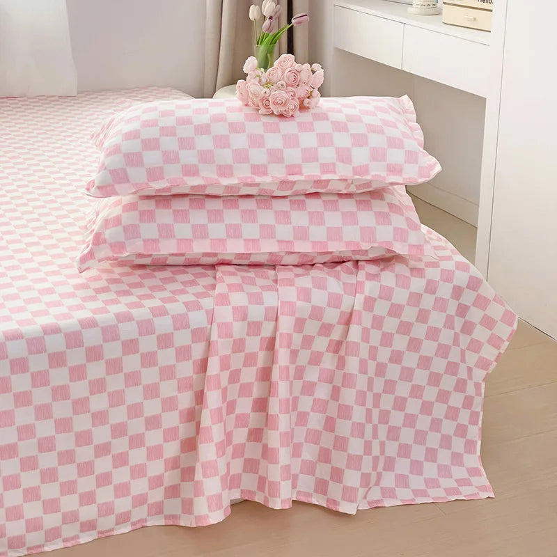 High Quality Soft Home Bed Linen Sheets Queen Size Bed Sheets Printing Top Sheets Twin/Queen/King Flat Bedsheets Bedspread